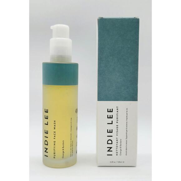 INDIE LEE Purifying Face Wash ~ 4.2 fl oz/ 125 ml Orange & Burdock ~ New in Box - Picture 5 of 5